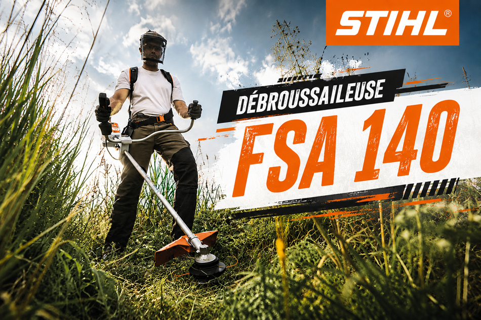 Nouvelle débroussailleuse STIHL FSA 140 : la puissance professionnelle sur batterie